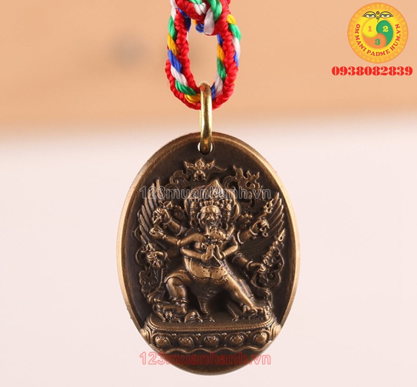Mặt dây chuyền Phổ Ba Kim Cang bằng đồng