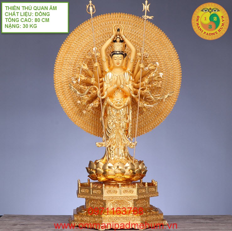 Tượng đồng Thiên Thủ Thiên Nhãn