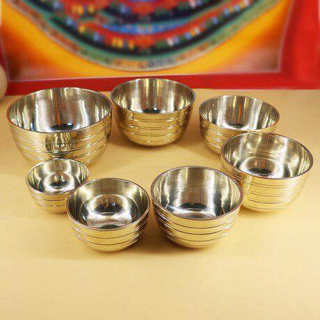 Bộ chuông tác động 7 luân xa Nepal