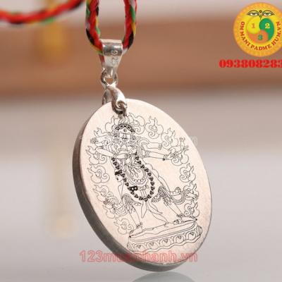 Mặt dây chuyền Đại Sư Liên Hoa Sinh bằng bạc thái