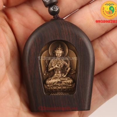 Mặt dây chuyền Kim Cang Tát Đỏa bằng đồng