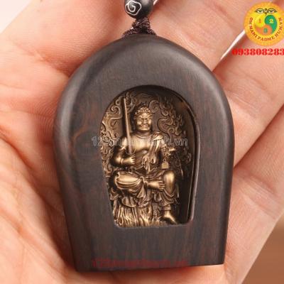 Mặt dây chuyền Bất Động Minh Vương bằng đồng